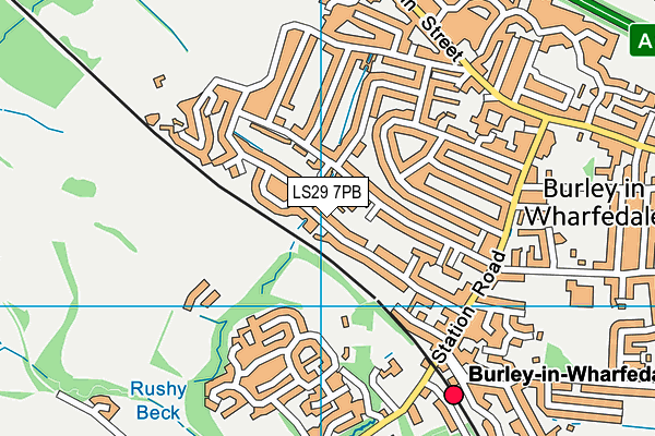 LS29 7PB map - OS VectorMap District (Ordnance Survey) LS29 7PB map - OS VectorMap District (Ordnance Survey)