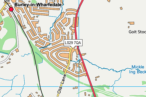 LS29 7QA map - OS VectorMap District (Ordnance Survey) LS29 7QA map - OS VectorMap District (Ordnance Survey)