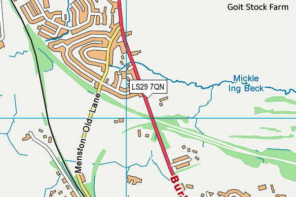 LS29 7QN map - OS VectorMap District (Ordnance Survey) LS29 7QN map - OS VectorMap District (Ordnance Survey)