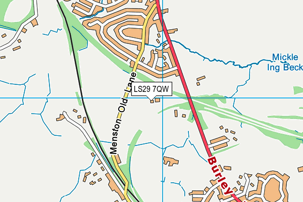 LS29 7QW map - OS VectorMap District (Ordnance Survey) LS29 7QW map - OS VectorMap District (Ordnance Survey)