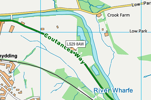 LS29 8AW map - OS VectorMap District (Ordnance Survey) LS29 8AW map - OS VectorMap District (Ordnance Survey)