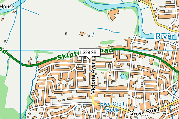 LS29 9BL map - OS VectorMap District (Ordnance Survey) LS29 9BL map - OS VectorMap District (Ordnance Survey)