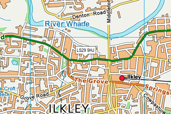 LS29 9HJ map - OS VectorMap District (Ordnance Survey) LS29 9HJ map - OS VectorMap District (Ordnance Survey)