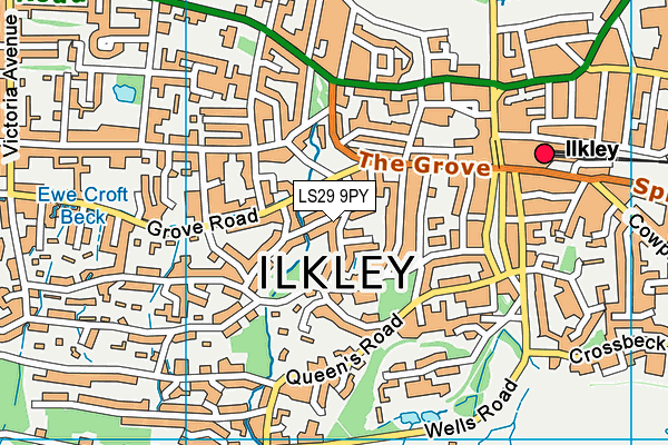 LS29 9PY map - OS VectorMap District (Ordnance Survey) LS29 9PY map - OS VectorMap District (Ordnance Survey)