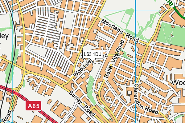 LS3 1DU map - OS VectorMap District (Ordnance Survey) LS3 1DU map - OS VectorMap District (Ordnance Survey)