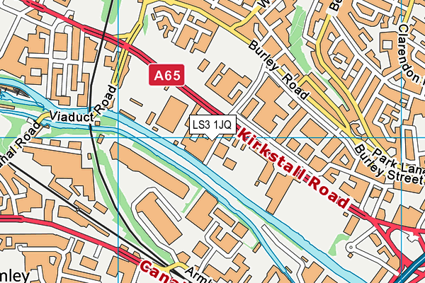 LS3 1JQ map - OS VectorMap District (Ordnance Survey) LS3 1JQ map - OS VectorMap District (Ordnance Survey)