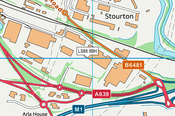LS88 8BH map - OS VectorMap District (Ordnance Survey) LS88 8BH map - OS VectorMap District (Ordnance Survey)