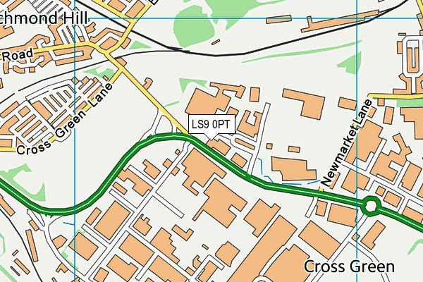 LS9 0PT map - OS VectorMap District (Ordnance Survey) LS9 0PT map - OS VectorMap District (Ordnance Survey)