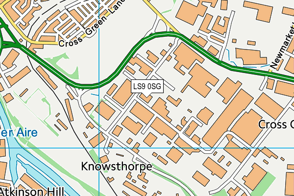 LS9 0SG map - OS VectorMap District (Ordnance Survey) LS9 0SG map - OS VectorMap District (Ordnance Survey)