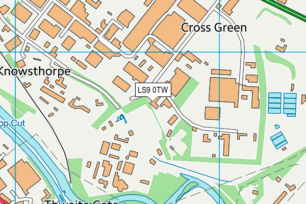 LS9 0TW map - OS VectorMap District (Ordnance Survey) LS9 0TW map - OS VectorMap District (Ordnance Survey)