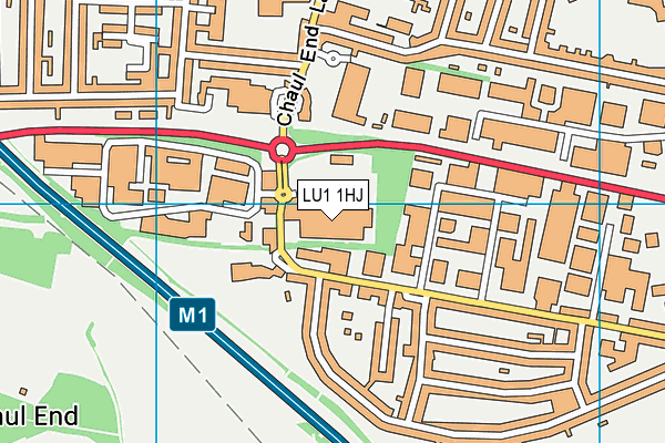 LU1 1HJ map - OS VectorMap District (Ordnance Survey) LU1 1HJ map - OS VectorMap District (Ordnance Survey)