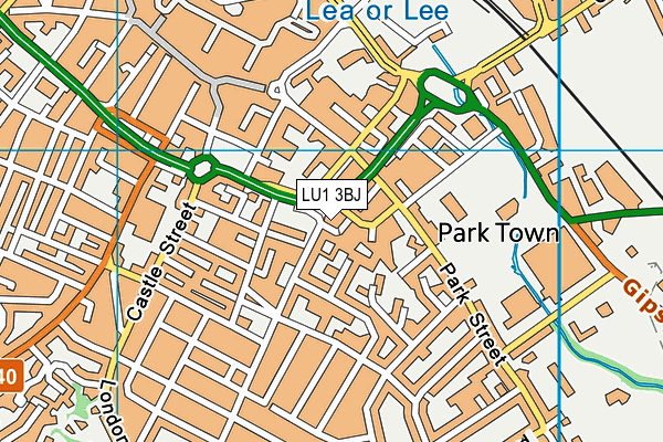 LU1 3BJ map - OS VectorMap District (Ordnance Survey) LU1 3BJ map - OS VectorMap District (Ordnance Survey)