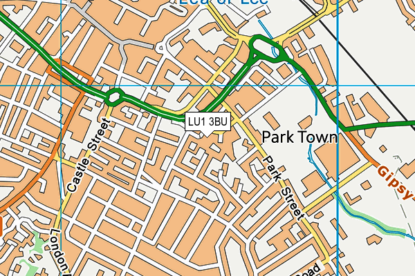 LU1 3BU map - OS VectorMap District (Ordnance Survey) LU1 3BU map - OS VectorMap District (Ordnance Survey)