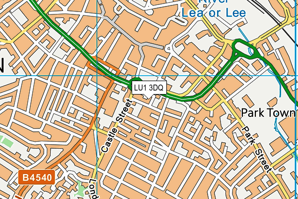 LU1 3DQ map - OS VectorMap District (Ordnance Survey) LU1 3DQ map - OS VectorMap District (Ordnance Survey)