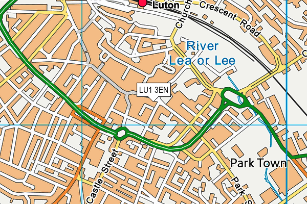 LU1 3EN map - OS VectorMap District (Ordnance Survey) LU1 3EN map - OS VectorMap District (Ordnance Survey)