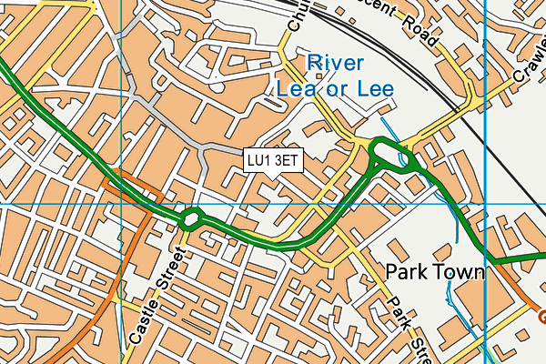 LU1 3ET map - OS VectorMap District (Ordnance Survey) LU1 3ET map - OS VectorMap District (Ordnance Survey)