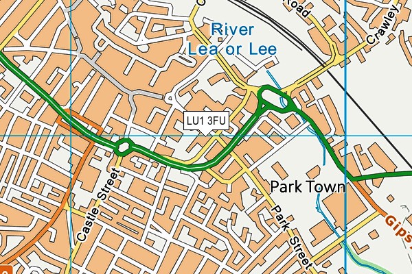 LU1 3FU map - OS VectorMap District (Ordnance Survey) LU1 3FU map - OS VectorMap District (Ordnance Survey)