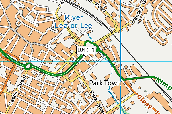LU1 3HR map - OS VectorMap District (Ordnance Survey) LU1 3HR map - OS VectorMap District (Ordnance Survey)