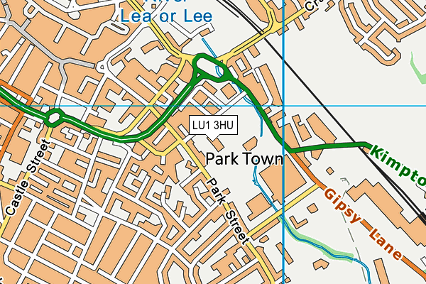 LU1 3HU map - OS VectorMap District (Ordnance Survey) LU1 3HU map - OS VectorMap District (Ordnance Survey)