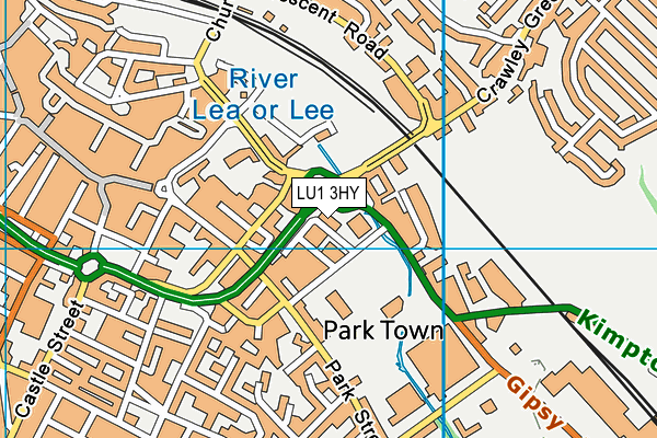 LU1 3HY map - OS VectorMap District (Ordnance Survey) LU1 3HY map - OS VectorMap District (Ordnance Survey)