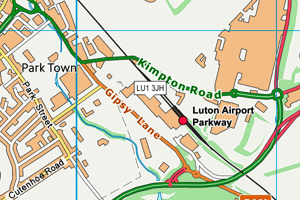 LU1 3JH map - OS VectorMap District (Ordnance Survey) LU1 3JH map - OS VectorMap District (Ordnance Survey)