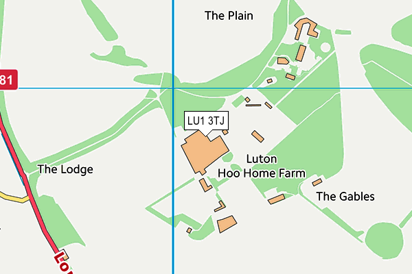 LU1 3TJ map - OS VectorMap District (Ordnance Survey) LU1 3TJ map - OS VectorMap District (Ordnance Survey)
