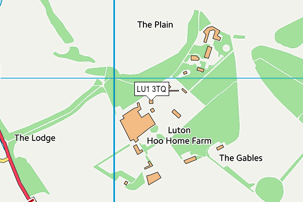 LU1 3TQ map - OS VectorMap District (Ordnance Survey) LU1 3TQ map - OS VectorMap District (Ordnance Survey)