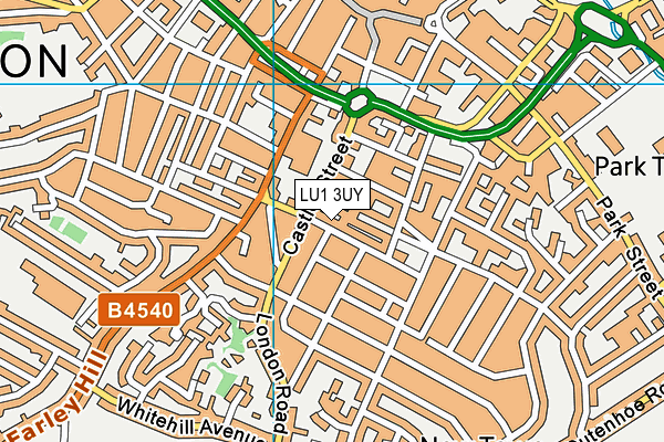 LU1 3UY map - OS VectorMap District (Ordnance Survey) LU1 3UY map - OS VectorMap District (Ordnance Survey)