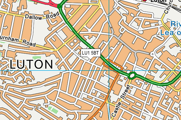 LU1 5BT map - OS VectorMap District (Ordnance Survey) LU1 5BT map - OS VectorMap District (Ordnance Survey)