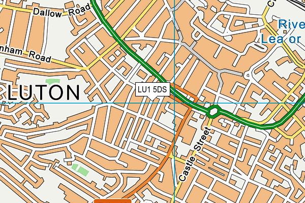LU1 5DS map - OS VectorMap District (Ordnance Survey) LU1 5DS map - OS VectorMap District (Ordnance Survey)