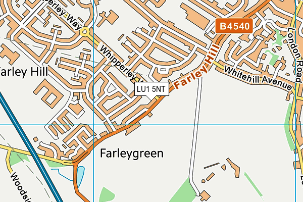 LU1 5NT map - OS VectorMap District (Ordnance Survey) LU1 5NT map - OS VectorMap District (Ordnance Survey)