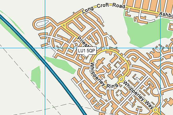 LU1 5QP map - OS VectorMap District (Ordnance Survey) LU1 5QP map - OS VectorMap District (Ordnance Survey)