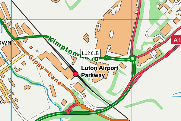 LU2 0LB map - OS VectorMap District (Ordnance Survey) LU2 0LB map - OS VectorMap District (Ordnance Survey)