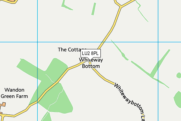 LU2 8PL map - OS VectorMap District (Ordnance Survey) LU2 8PL map - OS VectorMap District (Ordnance Survey)