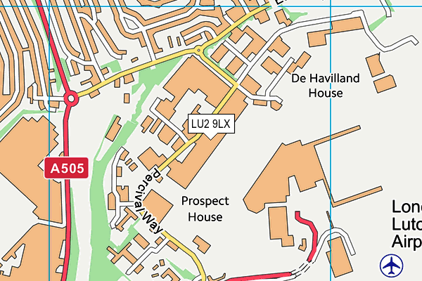 LU2 9LX map - OS VectorMap District (Ordnance Survey) LU2 9LX map - OS VectorMap District (Ordnance Survey)