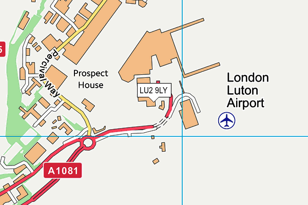 LU2 9LY map - OS VectorMap District (Ordnance Survey) LU2 9LY map - OS VectorMap District (Ordnance Survey)