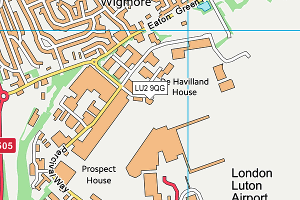 LU2 9QG map - OS VectorMap District (Ordnance Survey) LU2 9QG map - OS VectorMap District (Ordnance Survey)