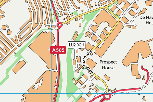 LU2 9QH map - OS VectorMap District (Ordnance Survey) LU2 9QH map - OS VectorMap District (Ordnance Survey)