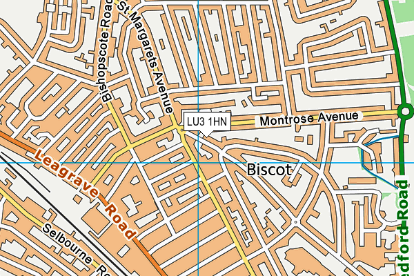 LU3 1HN map - OS VectorMap District (Ordnance Survey) LU3 1HN map - OS VectorMap District (Ordnance Survey)