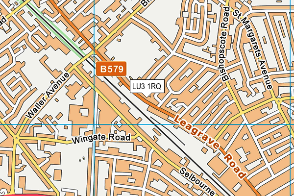 LU3 1RQ map - OS VectorMap District (Ordnance Survey) LU3 1RQ map - OS VectorMap District (Ordnance Survey)