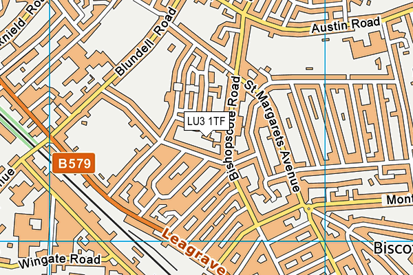 LU3 1TF map - OS VectorMap District (Ordnance Survey) LU3 1TF map - OS VectorMap District (Ordnance Survey)