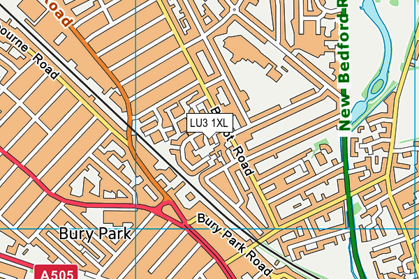 LU3 1XL map - OS VectorMap District (Ordnance Survey) LU3 1XL map - OS VectorMap District (Ordnance Survey)