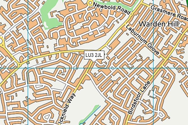 LU3 2JL map - OS VectorMap District (Ordnance Survey) LU3 2JL map - OS VectorMap District (Ordnance Survey)