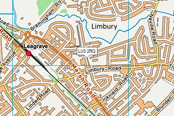 LU3 2RQ map - OS VectorMap District (Ordnance Survey) LU3 2RQ map - OS VectorMap District (Ordnance Survey)