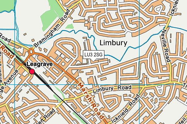 LU3 2SG map - OS VectorMap District (Ordnance Survey) LU3 2SG map - OS VectorMap District (Ordnance Survey)