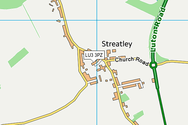 LU3 3PZ map - OS VectorMap District (Ordnance Survey) LU3 3PZ map - OS VectorMap District (Ordnance Survey)