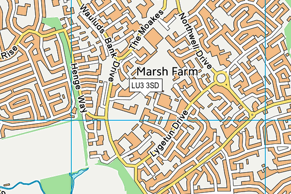 LU3 3SD map - OS VectorMap District (Ordnance Survey) LU3 3SD map - OS VectorMap District (Ordnance Survey)