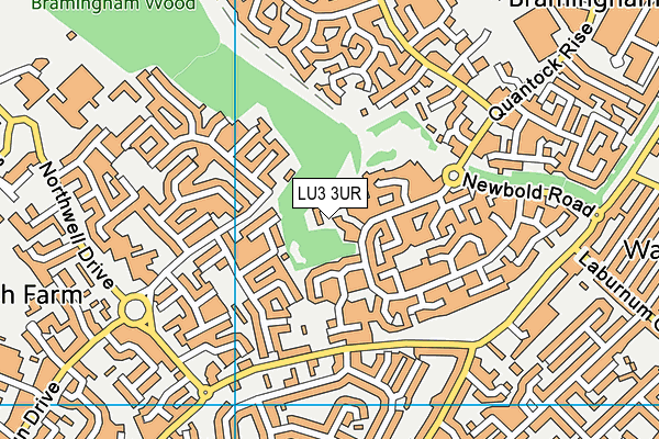 LU3 3UR map - OS VectorMap District (Ordnance Survey) LU3 3UR map - OS VectorMap District (Ordnance Survey)