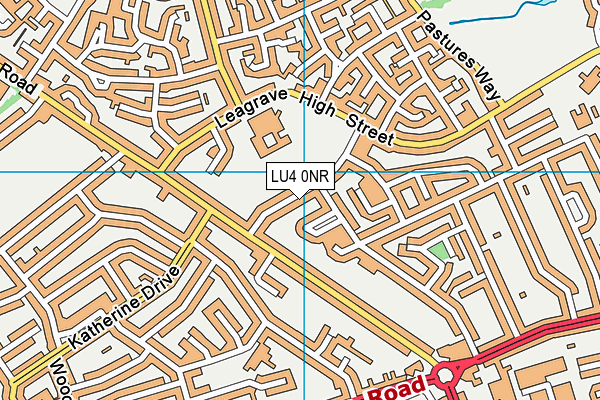 LU4 0NR map - OS VectorMap District (Ordnance Survey) LU4 0NR map - OS VectorMap District (Ordnance Survey)