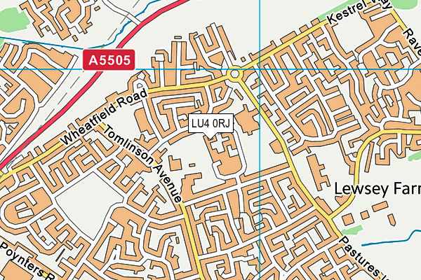 LU4 0RJ map - OS VectorMap District (Ordnance Survey) LU4 0RJ map - OS VectorMap District (Ordnance Survey)
